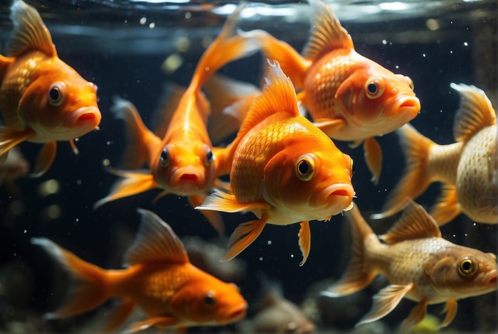 Can goldfish eat other fish