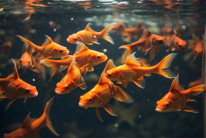 Can goldfish survive in a lake